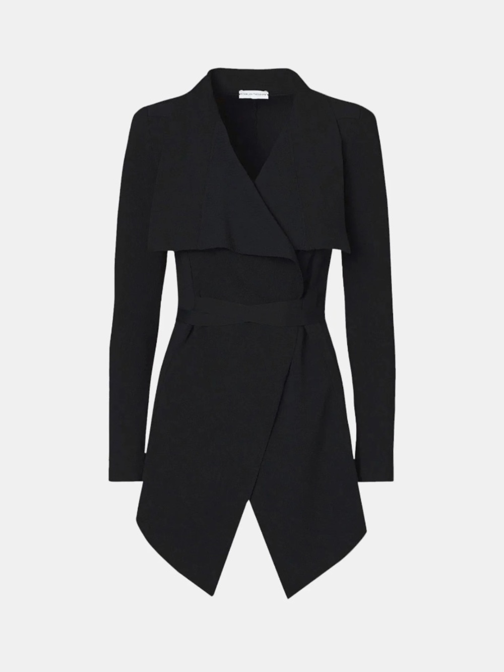 Scanlan Theodore Crepe Knit Drape Front Jacket